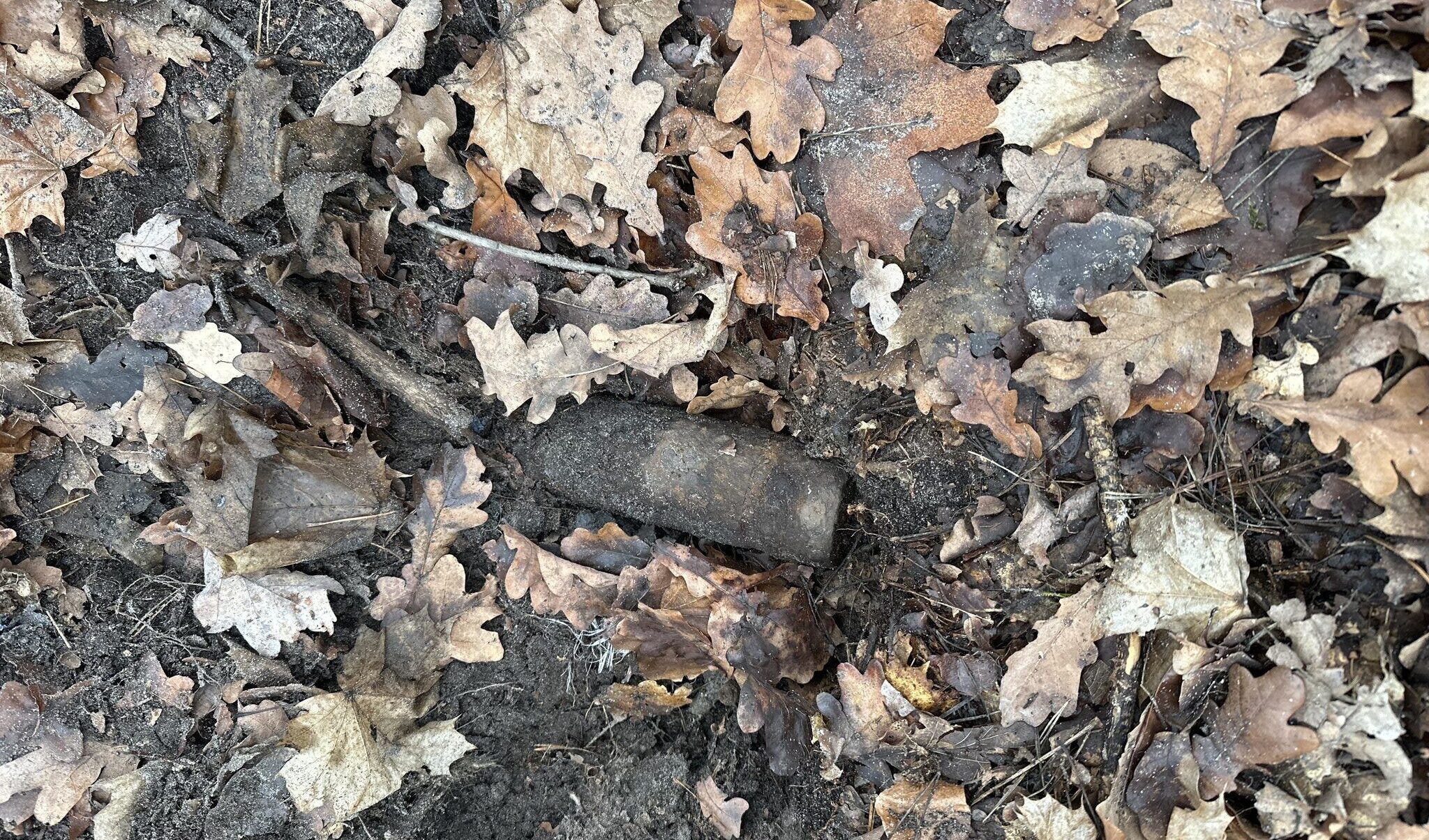 Niewybuch podczas poszukiwań